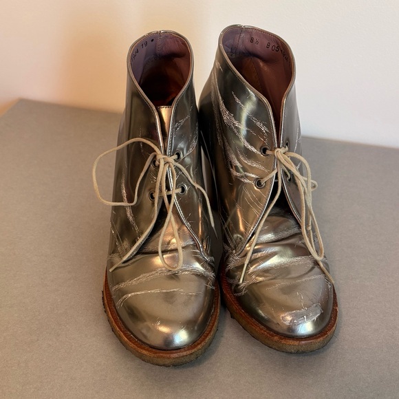 Robert Clergerie Shoes - Robert Clergerie Silver Heeled Boots